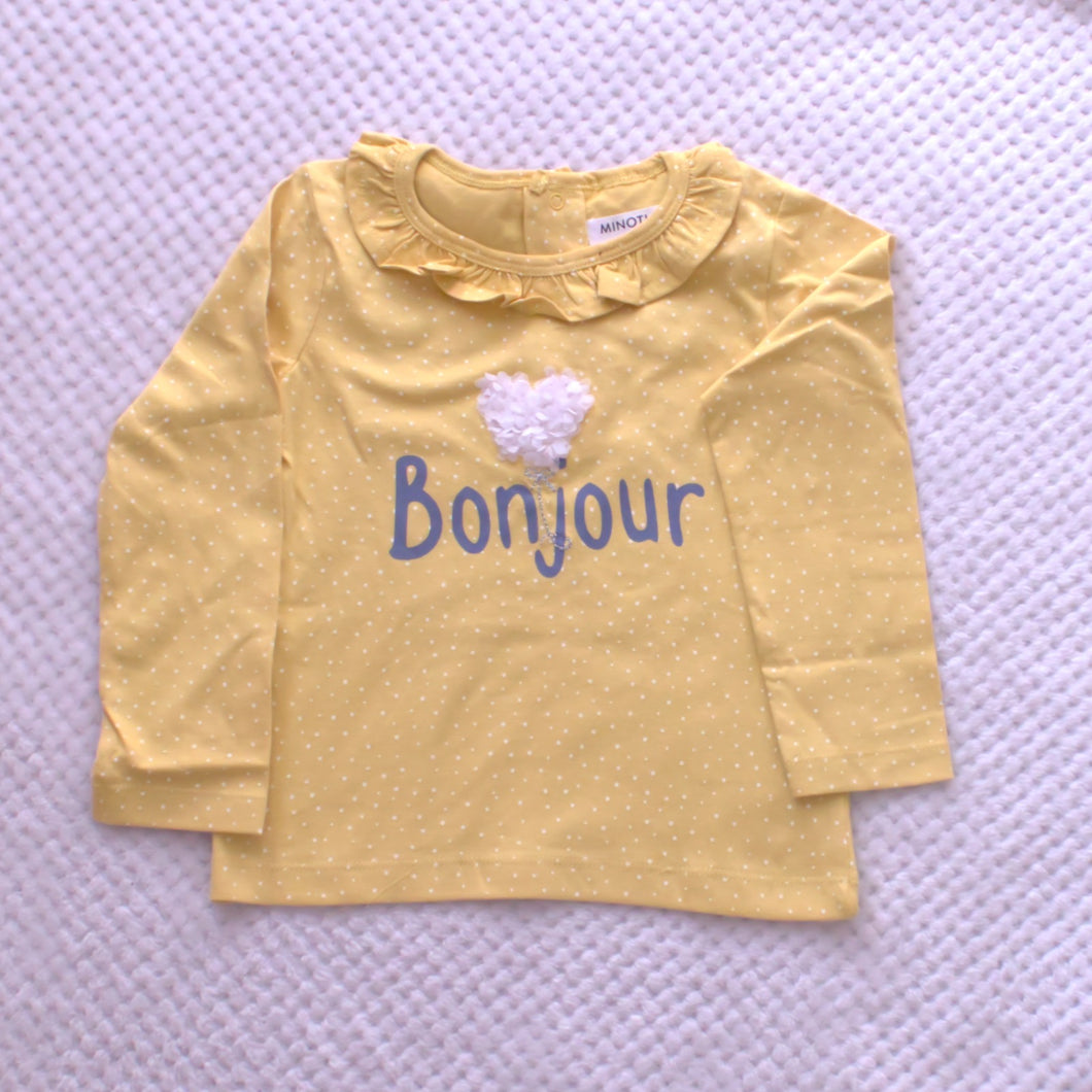 Girls Top - Bonjour
