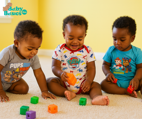3 pack Paw Patrol bodysuits
