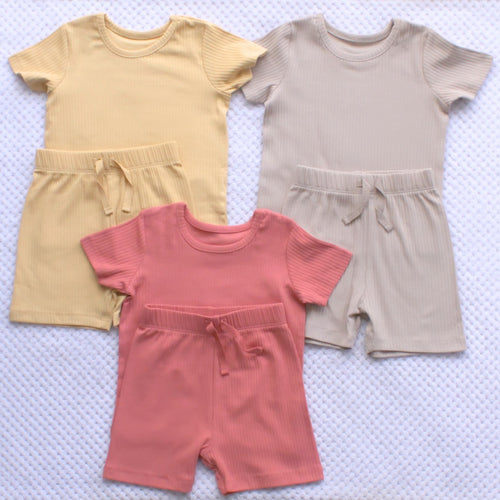 Plain Unisex Short Sets - Packs