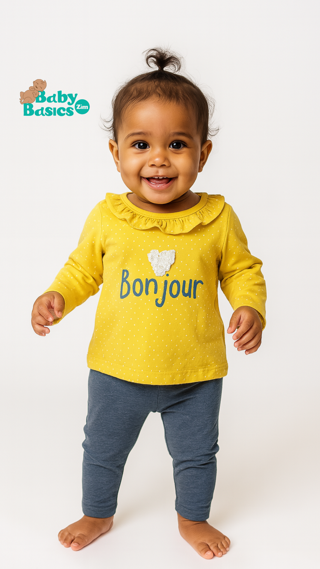 Girls legging set- Bonjour