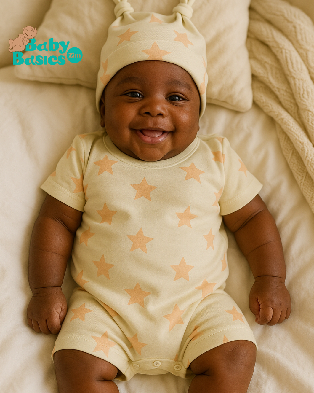 Romper and hat set