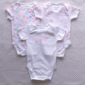 Bodysuit Packs 9-12m- Assorted Designs
