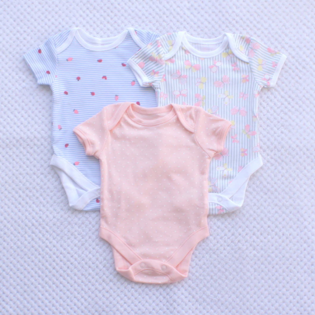 Bodysuits Packs 0-3m - Assorted Designs