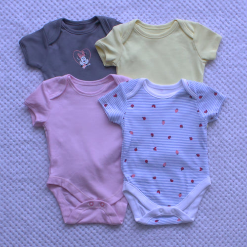 Bodysuits Packs 0-3m - Assorted Designs