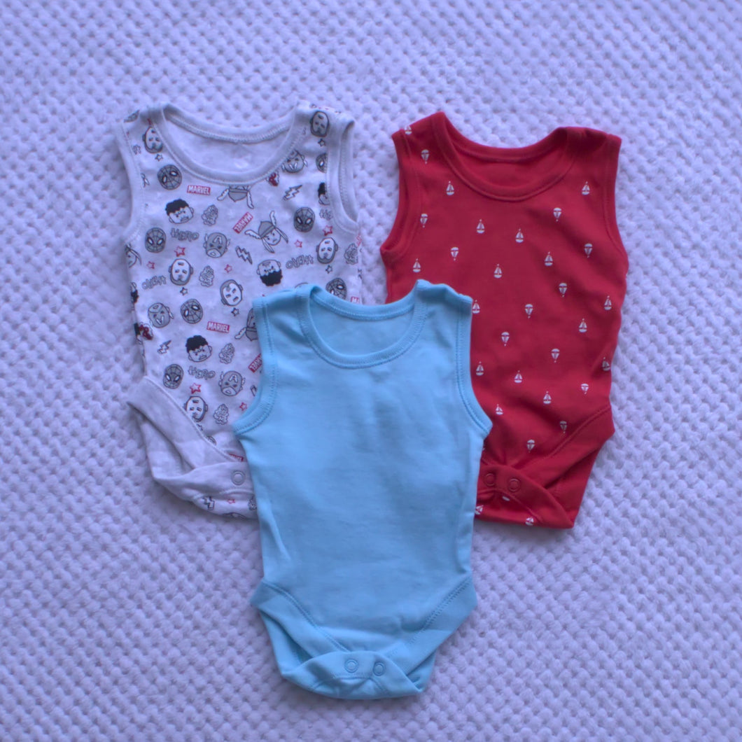 Preemie Bodysuit Packs - Boys
