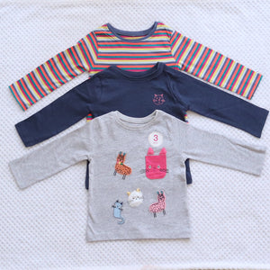 Long Sleeved Girls Tops - Various Designs