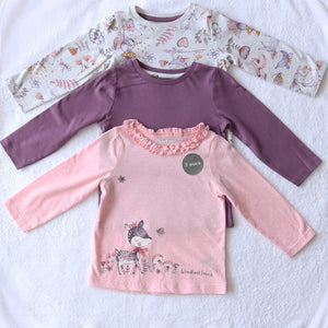 Long Sleeved Girls Tops - Various Designs