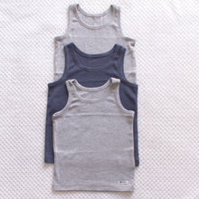 Load image into Gallery viewer, 3 Pack grey vests 18-24m only