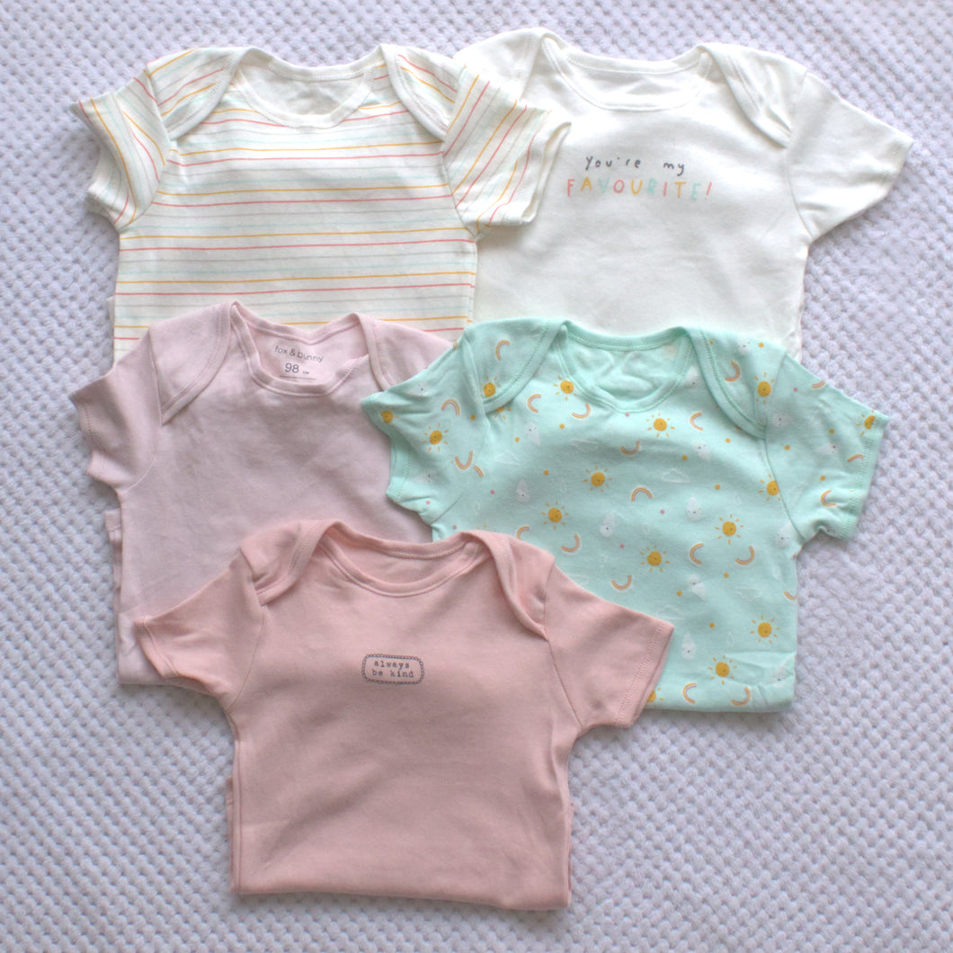 5 pack bodysuits 2-3yrs only