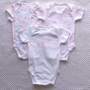 3 Pack Bodysuits 9-12m