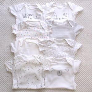 8 Pack Bodysuits 3-6m only