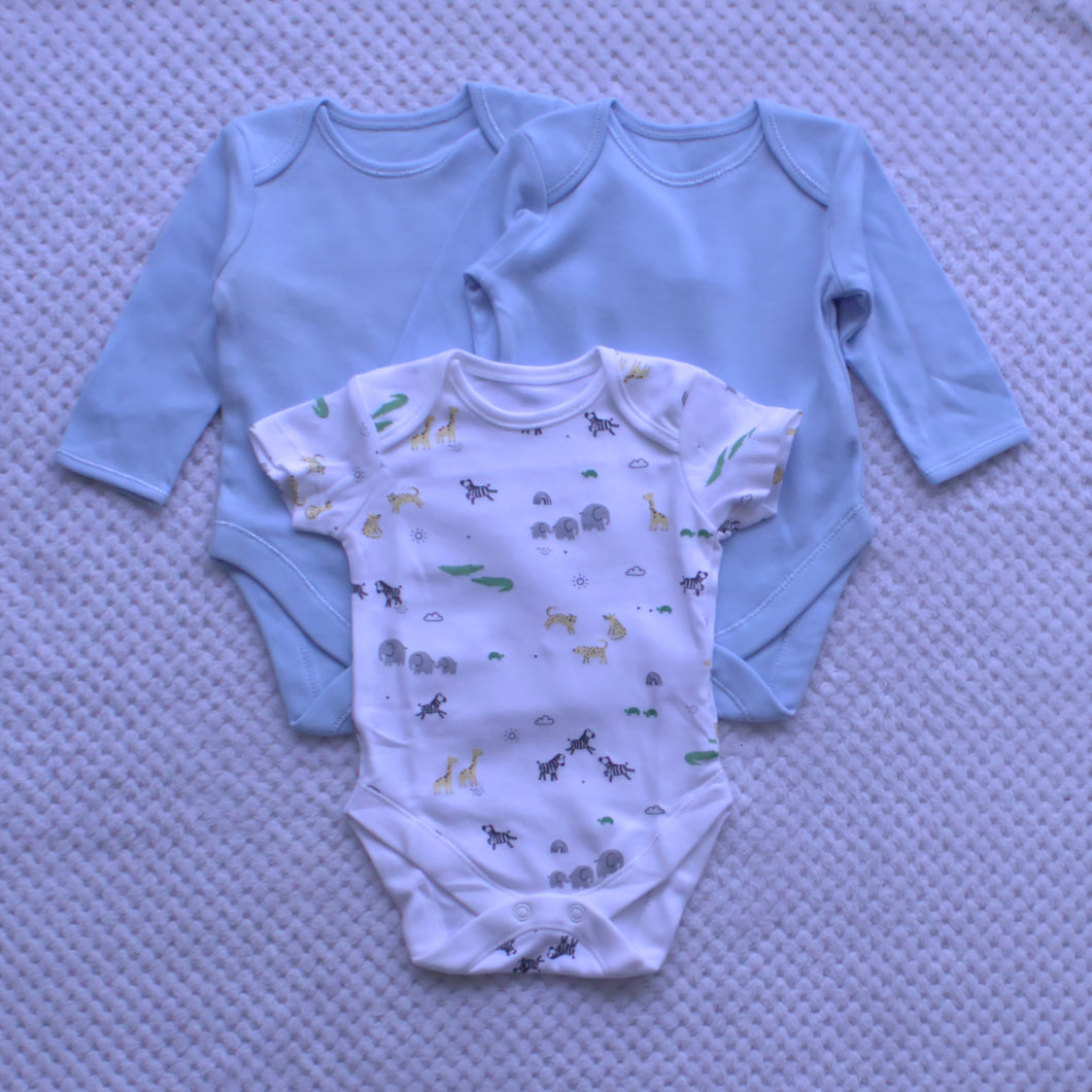 3 Pack Bodysuits 0-3m only