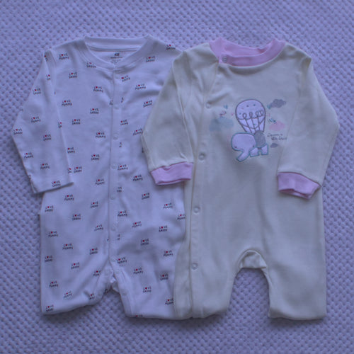 2 Pack Sleepsuits 6-9m only