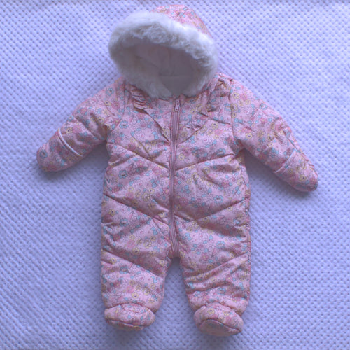 Pink Snowsuits