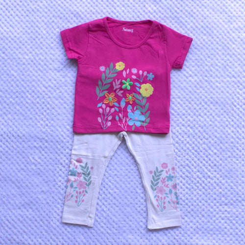 Legging set with Flowers