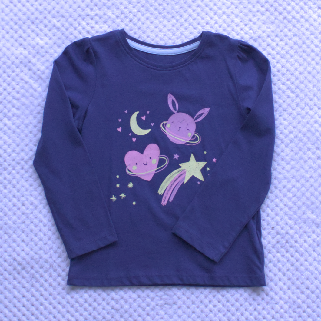 Girls Longsleeved Top 2-3yrs Only