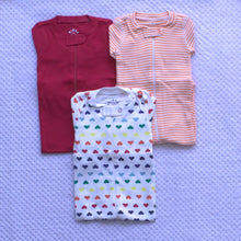 Load image into Gallery viewer, 3 Pack Sleepsuits 0-3m  &amp; 3-6m- Assorted