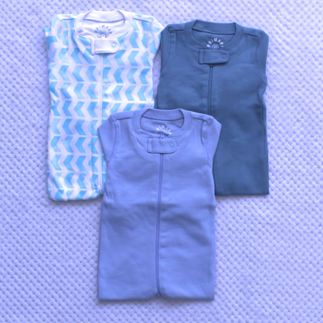 3 Pack Sleepsuits 0-3m only