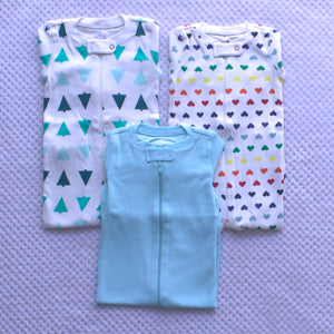 3 Pack Sleepsuit 9-12m only