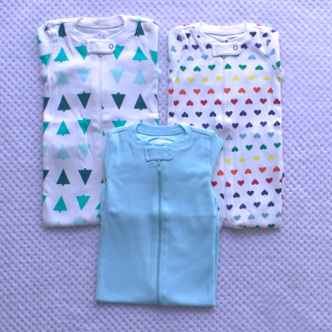 3 Pack Sleepsuit 9-12m only