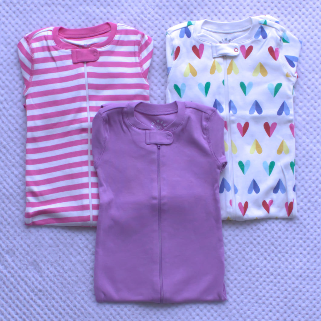 3 Pack Sleepsuits 18-24m only