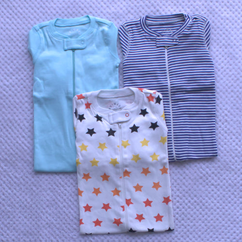 3 Pack Sleepsuits 6-9m only