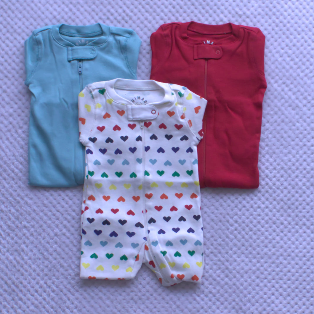 3 Pack Sleepsuits newborn only