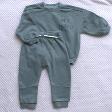 Load image into Gallery viewer, Tracksuits with washed look- Green &amp; Blue
