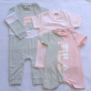FILA 3 Pack rompers 9-12m Only