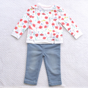 Girls jegging set