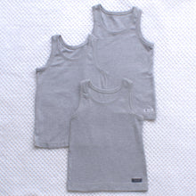 Load image into Gallery viewer, 3 Pack grey vests 18-24m only
