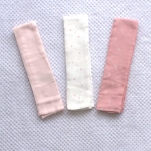 Load image into Gallery viewer, 3 Pack Muslin Cloths - 3 Colours
