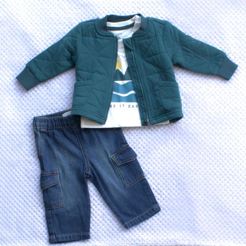 Boys 3 piece denim Outfit
