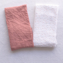 Load image into Gallery viewer, 2 Pack Muslin Blanket - 2 Colours