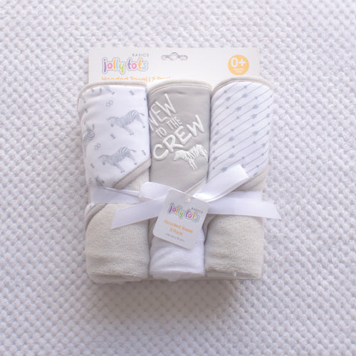 3 pack Hooded towel unisex