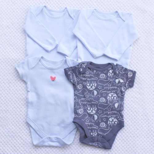 Bodysuits Packs 0-3m - Assorted Designs