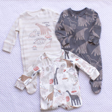 Load image into Gallery viewer, 3 Pack Sleepsuits 0-3m  &amp; 3-6m- Assorted