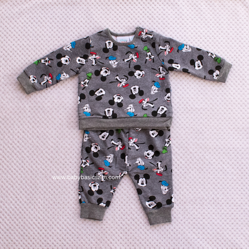 Boys Mickey Design Jogger and Top Set