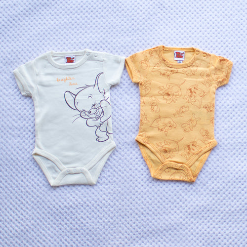 Tom & Jerry 2 Pack  bodysuits