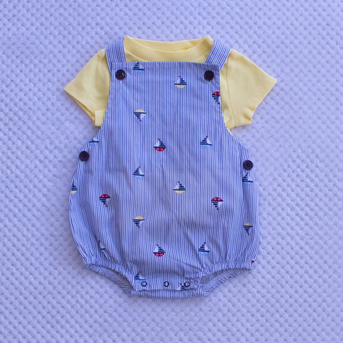 Dungaree sets- Yellow and Blue