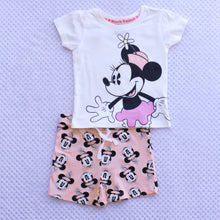Load image into Gallery viewer, Girls top and short sets 18-24m- 2 Designs