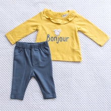 Load image into Gallery viewer, Girls legging set- Bonjour