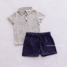 Load image into Gallery viewer, Boys Short Set with Collars - 5 Colours