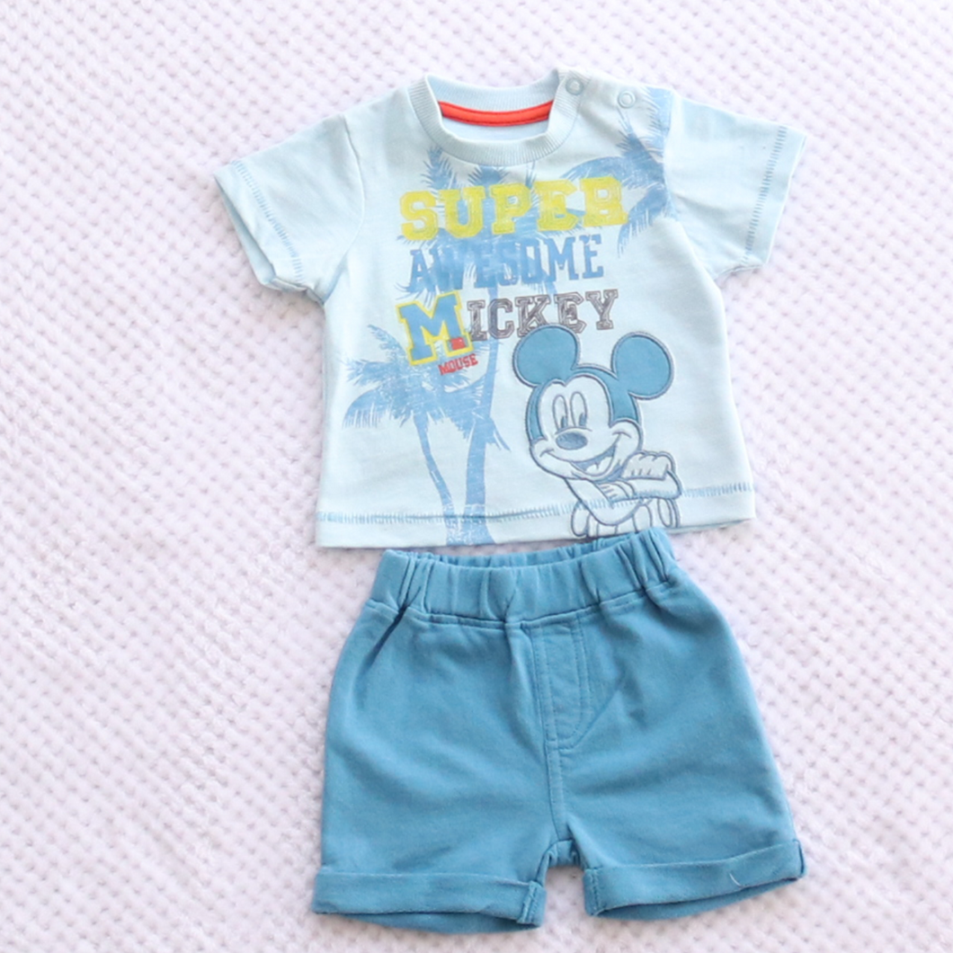 Boys Mickey mouse T-shirts/Short sets
