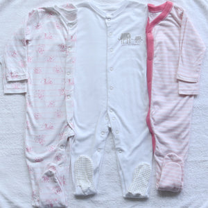 3 Pack sleepsuits (Assorted)