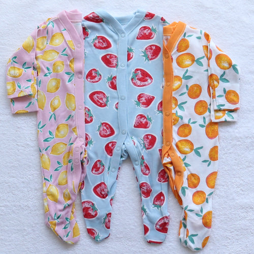 3 pack sleepsuits